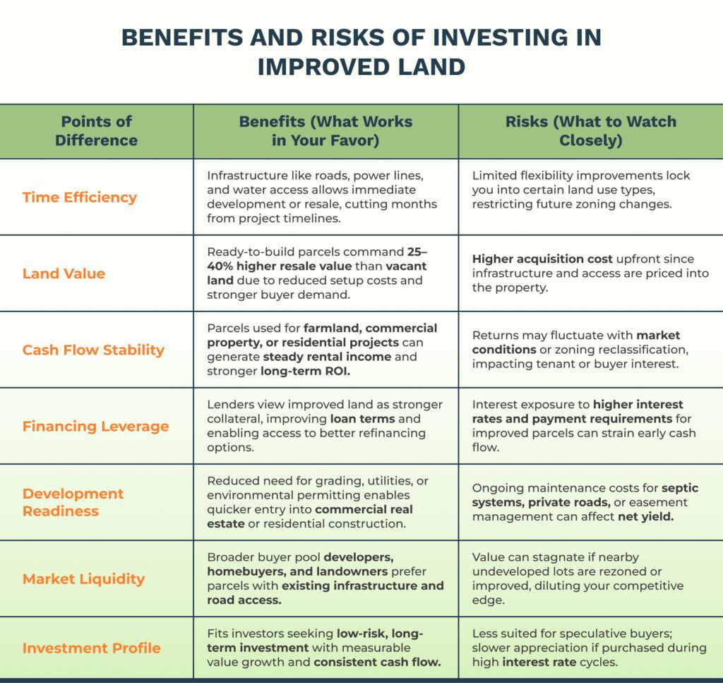 What is Improved Land and Why It Matters for Investors